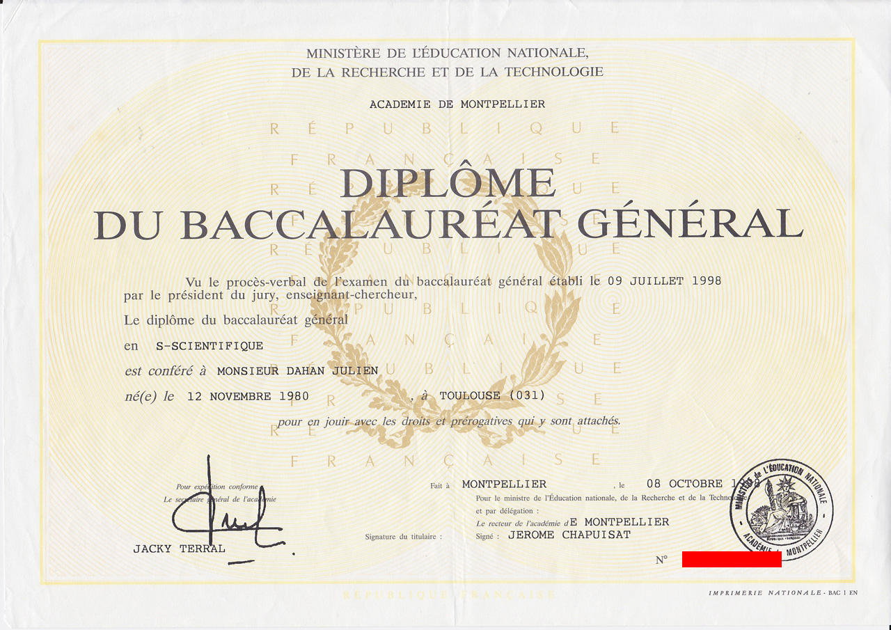 diplome universitaire bac